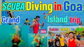 SCUBA DIVING 🤿 In GOA | GRAND ISLAND 🏝️ TRIP GOA 2024 @Abdulshaikhvlogs