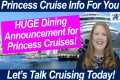 CRUISE NEWS! HUGE Princess Cruises