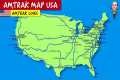 Amtrak map USA: Understand America's