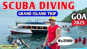 Scuba Diving in Goa 2025 | Drone View | Grand Island Trip | Watersports in Goa | Goa Vlog