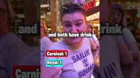 Carnival Cruise Line Vs Royal Caribbean  #cruisetravel #cruisetips