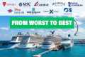 Ranking Cruise Lines from Worst to