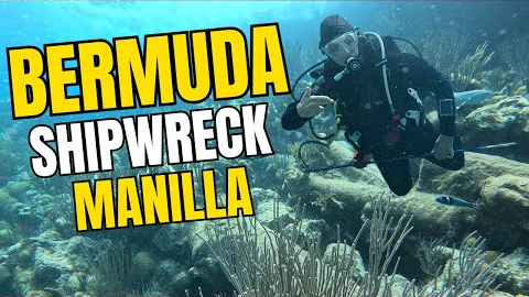Scuba Diving The Manilla Shipwreck In Bermuda
