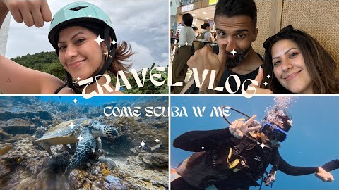 MY FIRST TIME SCUBA DIVING!! ft. my brother