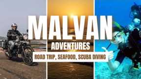 Malvan Travel Series 🇮🇳 | Bike Ride, Seafood, Scuba Diving & Parasailing Thrill!