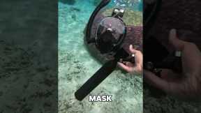 Refillable Mini Breathing Tank 🤿 #diving #summer #scuba #freediving #divinglife