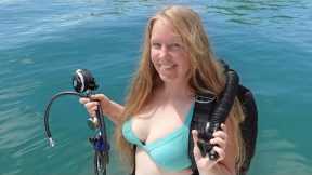First Dive From the Boat! Setting up Scuba on Our Catamaran