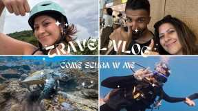 MY FIRST TIME SCUBA DIVING!! ft. my brother