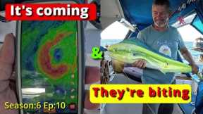 Island hopping, dodging storms and catching fish on a sinking boat.