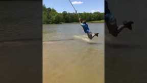 Rope Swings Never Fail to Disappoint!! 😂🌊#funny #afv #fall #fail