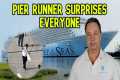 PIER RUNNER SURPRISES EVERYBODY AND
