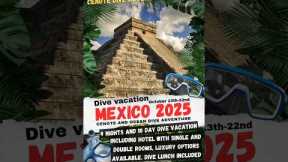 DIVE ADVENTURE VACATION #scubadiving #adventure #dive #mexico #cavediving #cenotes #vacation