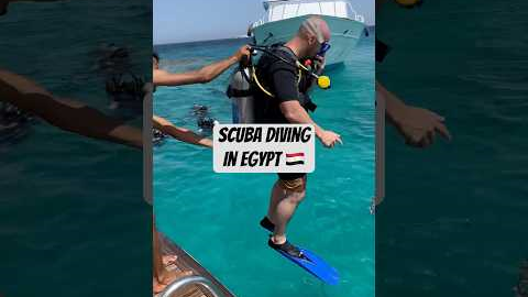 My first time scuba diving #egypt #hurghada