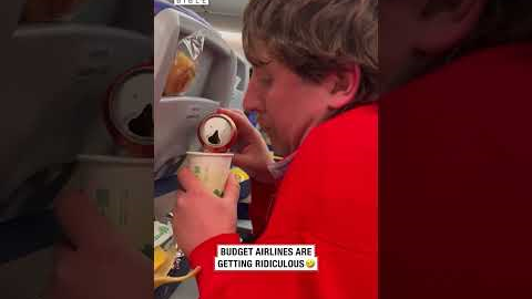 Budget airlines are getting ridiculous 💀 (🎥: ViralHog)