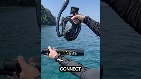 Aquaman mode 🔱 #fyp #snorkelling #water #underwater #diving #freediving #scuba #miniscubatank