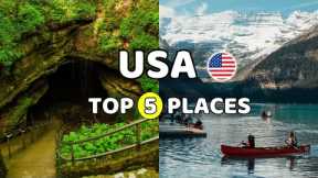 5 Amazing Places To Visit In USA - 4K Travel Video
