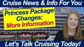 CRUISE NEWS! MORE Princess Package Analysis & Discussion | Greece Port Taxes