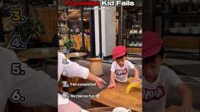 Ranking The Funniest Kid Fails 💀😭 #shorts