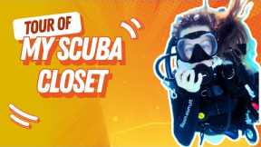 What’s in my SCUBA CLOSET? | Gear tour 