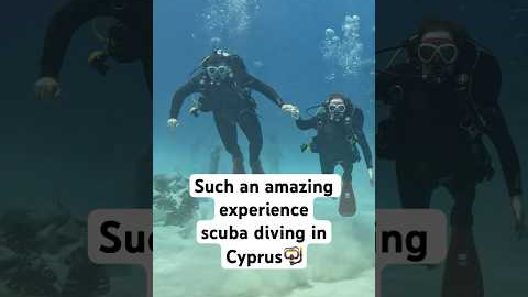 First Time Scuba Diving in Cyprus – An Unforgettable Underwater Experience! 🤿 #travel #travelvlog