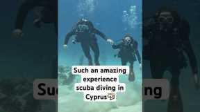 First Time Scuba Diving in Cyprus – An Unforgettable Underwater Experience! 🤿 #travel #travelvlog