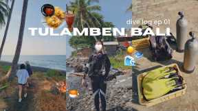 my first scuba diving trip 🤿🪸 getting ow certified & shipwreck diving in bali tulamben