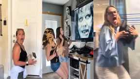 BEST SCARECAM Pranks Reaction 2025 😂 #510 // Jumpscare // Funny Video // Pranks Cam