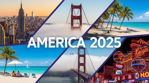 America Travel Vlog 2025 | Exploring the Most Beautiful Places in the USA”