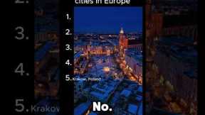 💶 Top 5 Cheapest Cities to Visit in Europe (You Won’t Believe #1!) ✈️🌍