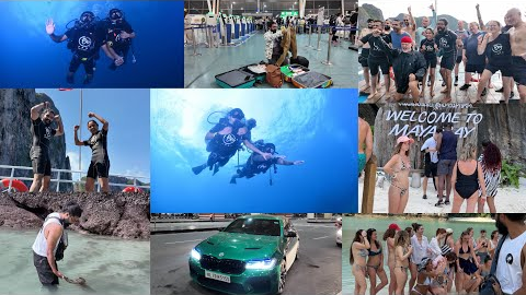 Thailand Vlog Day 6 & 7 – Final Episode | Scuba Diving Experience | Trip Budget | Maya Bay Island 🇹🇭