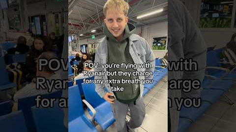 #shorts #flight #ryanair #relatable #travel #funny #comedy #humor #airport #funnylife #fails