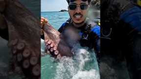 Octopus Attack 😱.... #aivideo #shortsfeed #shorts #ytshorts #viral  #scubadiving #octopus