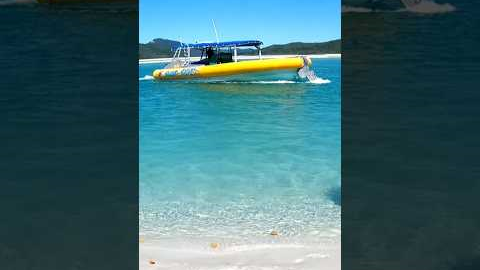Blink and We’re Gone! Speedboat Beach Pickup  #fun #boat #travel #funfilled