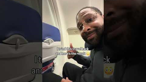 When travel hacks go wrong 😑 #vacation #humor #travelhacks #fail