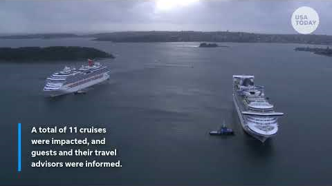 Carnival cancels nearly a dozen cruises