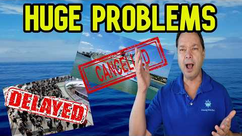 HUGE DELAYS AND THOUSANDS OF CRUISES CANCELLED OVERNIGHT