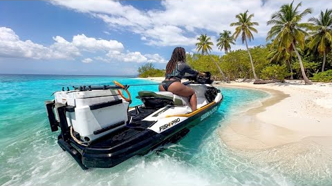 Island Hopping And Exploring On My SeaDoo Fish Pro!