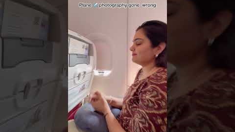 Flight ✈️ se utarte hi panic mode on 😪 #flight #shorts #funny #comedy #youtubeshorts #video #reels