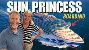 First Time on Princess Cruises! Boarding the Stunning Sun Princess