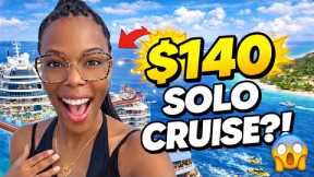 I Took a 4-Night Solo Cruise for $140 😳 | Cheap Cruise on a Budget