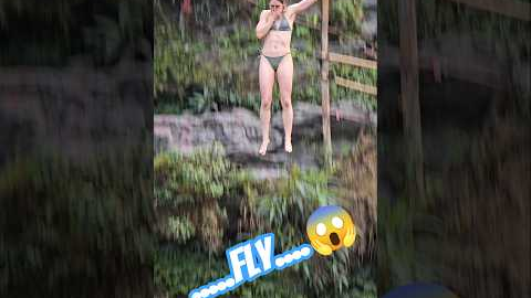 Scuba diving to explore the beautiful waterfall with Kaytina 🔥 #travel #waterfall #lifeisbutadream