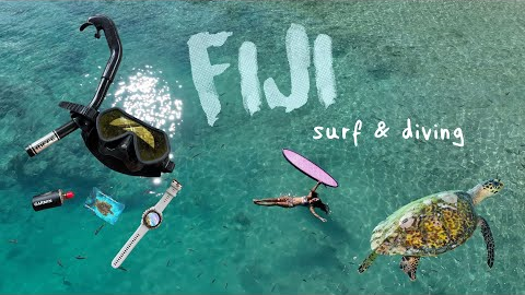 scuba diving & surfing in FIJI 🤿🌊