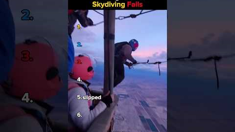 Ranking The Worst Skydiving Fails