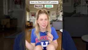 How to find CHEAP cruises (90% off)