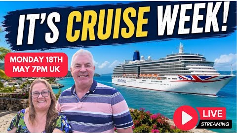 We Are Cruising This Week! LIVE Q&A Monday 18th May 7pm