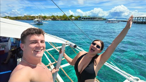 First Time Island Hopping In The Philippines! 🇵🇭 Private Boat Tour
