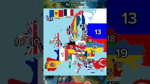 European Countries Ranked By Tourism