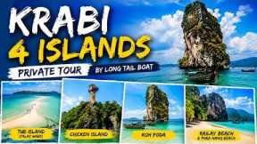 Krabi 4 Islands Private Tour by Long Tail Boat | Tub Island, Chicken Island, Koh Poda & Railay Beach
