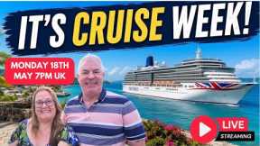 We Are Cruising This Week! LIVE Q&A Monday 18th May 7pm