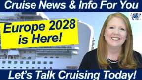 CRUISE NEWS! PRINCESS CRUISES JUST RELEASED EUROPE 2028! Here's What Stands Out